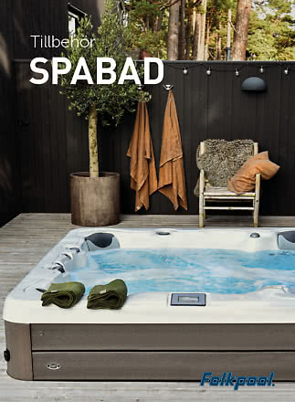 Broschyr tillbehör spabad